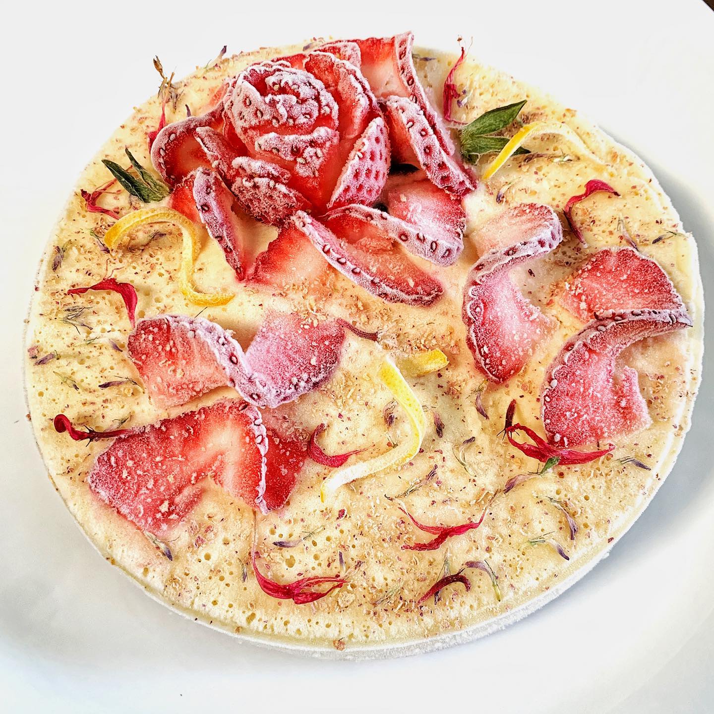 Strawberry Rose Dream Cake